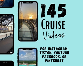 Cruise Social Media Videos for Travel Agents (Canva Template)