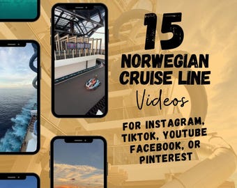 NCL Cruise Social Media Videos for Travel Agents (Canva Template)