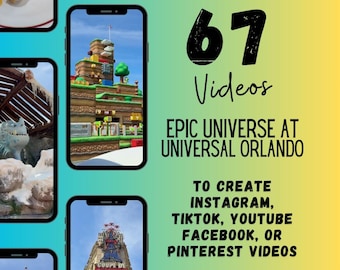 Epic Universe Videos to Create Travel Agent Social Media, Travel Agent Social Media, and Universal IG Reels & TikTok