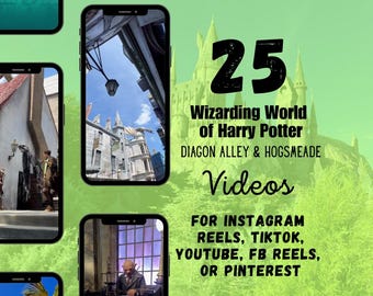 WWoHP Hogsmeade & Diagon Alley Videos for Social Media