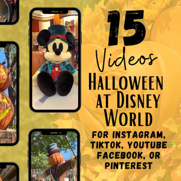 WDW Halloween Travel Agent Social Media, Travel Agent Social Media, WDW IG Reels & TikTok