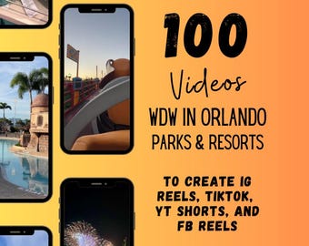 WDW Parks & Resorts Videos for Travel Agents (100 Vertical Videos)
