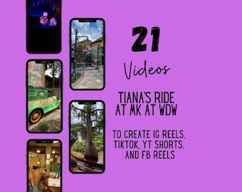 WDW Travel Agent Social Media Videos, Tiana's Ride (Canva, Digital Download)