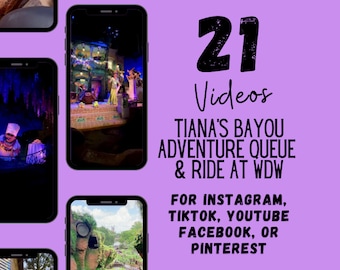 WDW Travel Agent Social Media Videos, Tiana's Ride (Canva, Digital Download)
