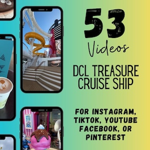 DCL Treasure Social Media Videos, DCL Travel Agent, and Travel Agent Template