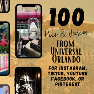 100 Universal Travel Agent Social Media, Travel Agent Social Media, Universal IG Reels & TikTok