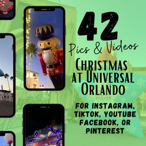 Universal in Orlando Christmas Travel Agent Social Media, Travel Agent Social Media, WDW IG Reels & TikTok