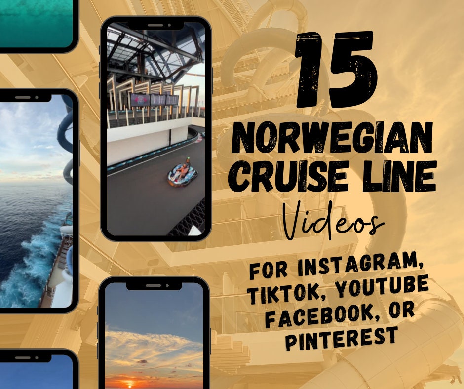 Cruise Social Media Posts, NCL Travel Agent, and Travel Agent Template Etsy