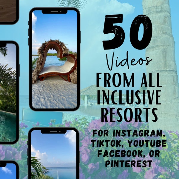 All Inclusive Resorts Travel Agent Social Media, Travel Agent Social Media, IG Reels & TikTok