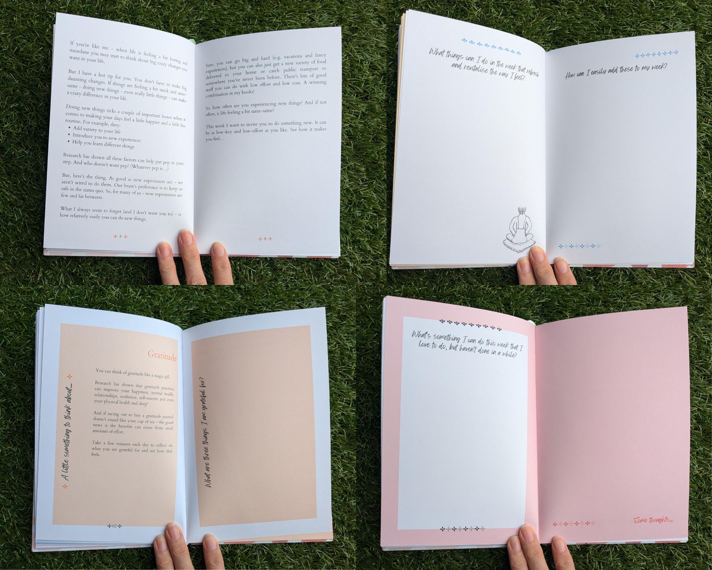 Reflection Note Book Self Reflection Journal & Notebook Set: Guided Prompts, Chakra Colors ...