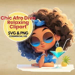 Imágenes prediseñadas de chica negra para crear arte digital SVG/PNG de hermandad afroamericana para planificadores Cricut y descargas de sublimación