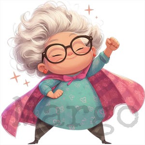 Nonna svg clipart carino download digitale per progetti fai da te di scrapbooking e regali personalizzati