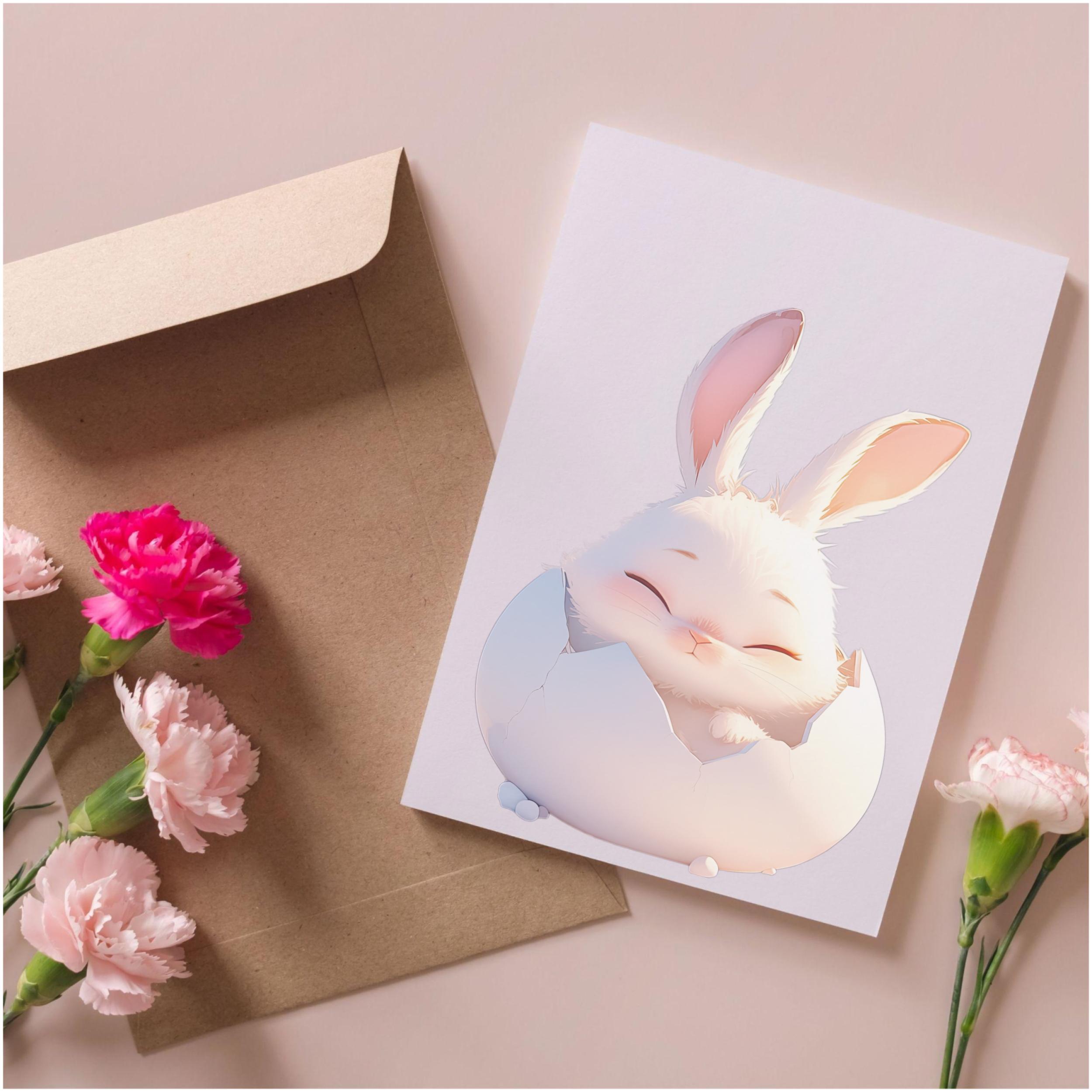 Easter Clipart Bundle Svg and Png Cute Bunny Digital Download for ...