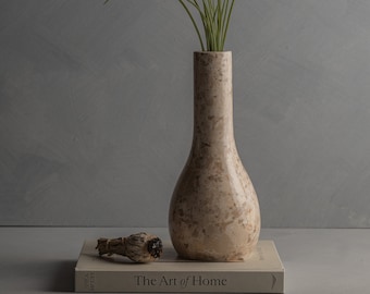 Onyx Stone Vase Minimalist Plant Decor