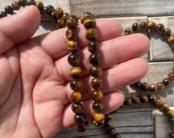 Tigerauge Armband | 8mm | eines Intuitiv gewählten | Tigerauge Armband | Perlen Armband
