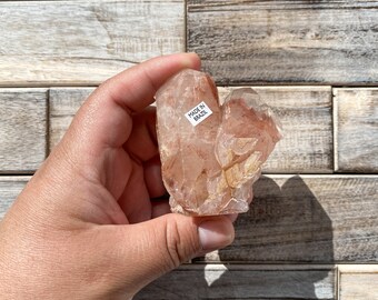 Pinker Lithium Quarz Kristall | Aus Brasilien | Schliff | Kleiner rosa Lithium Quarz