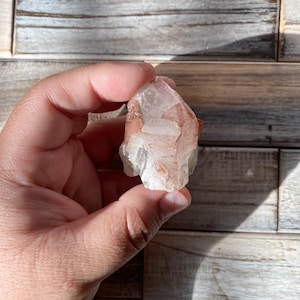 Pink Lithium Quartz Cluster | From Brazil | Cut Base | Small Pink Lithium Quartz