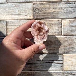 Pink Amethyst Geode | From Argentina | Small Pink Amethyst Cluster