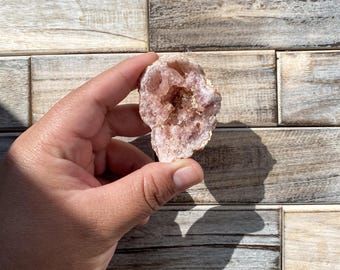 Pink Amethyst Geode | Aus Argentinien | Kleine Rosa Amethyst Gruppe