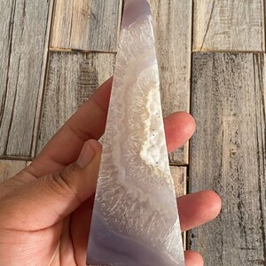 Druzy Agate Obelisk | From Brazil