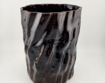 Ebony Planter with Drainage Hole