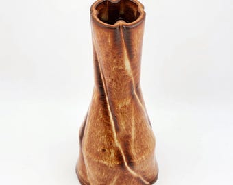 Caramel Twist Mini Vase