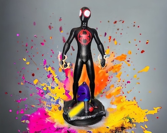 Miles Morales spiderverse statue