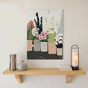 Cottagecore Floral Print: Rustic Spring Flowers Wall Art (Digital Download)