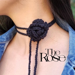 Kpop The Rose 더 로즈 - choker for the Black Roses seeing Dawn to Dusk World Tour for the album Dual.