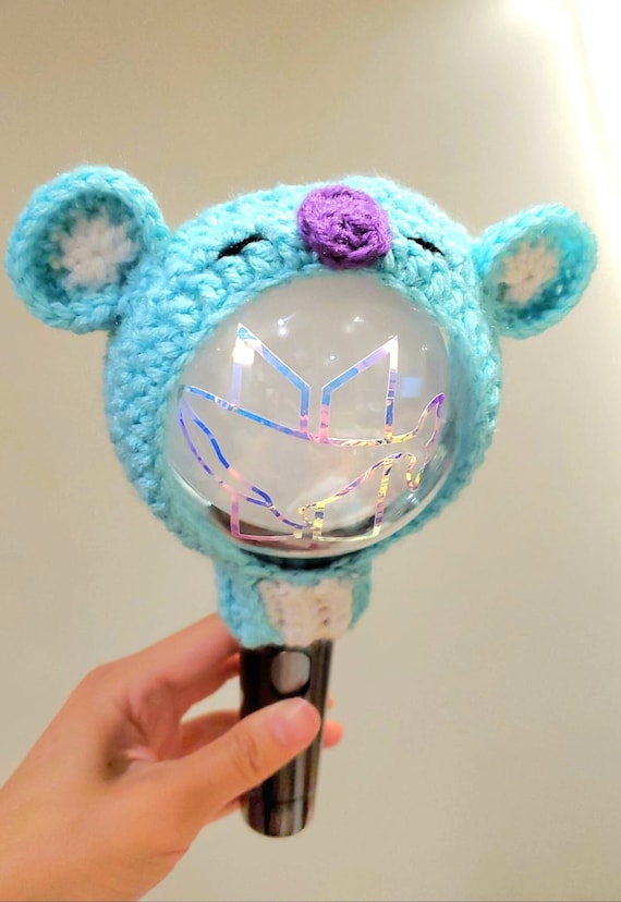 BTS Koya ARMY Bomb Light Stick Cover fatto a mano all'uncinetto