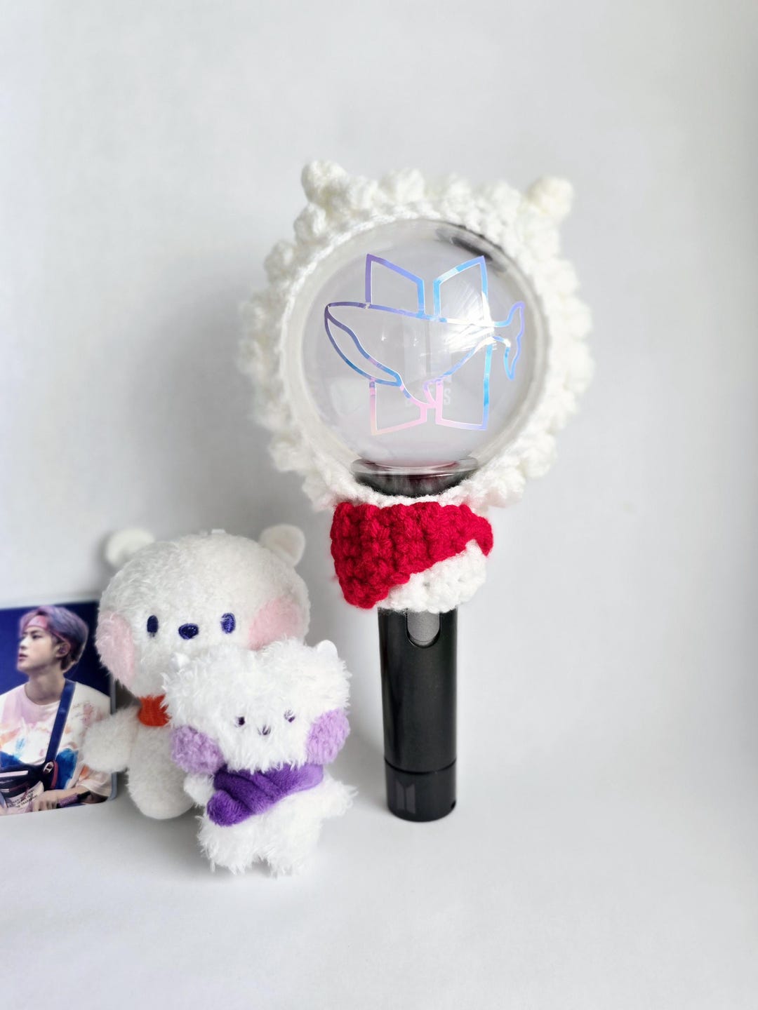 BTS JIN - WOOTTEO X RJ OFFICIAL LIGHT STICK DECO COVER