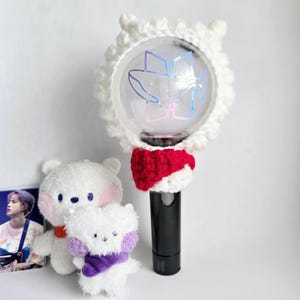 BTS Stecker für ARMY Lampe für Bombe - handgehäkelt