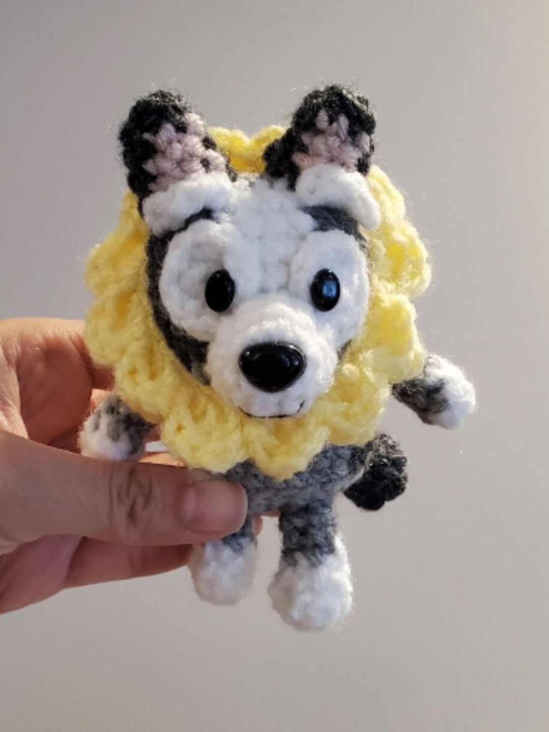 Blueyinspired Muffin Sunflower Handcrocheted Amigurumi Etsy