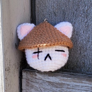 PDF Only - BTS Daechwita Yoongi cat Keychain Handbag Charm - Digital Crochet Pattern