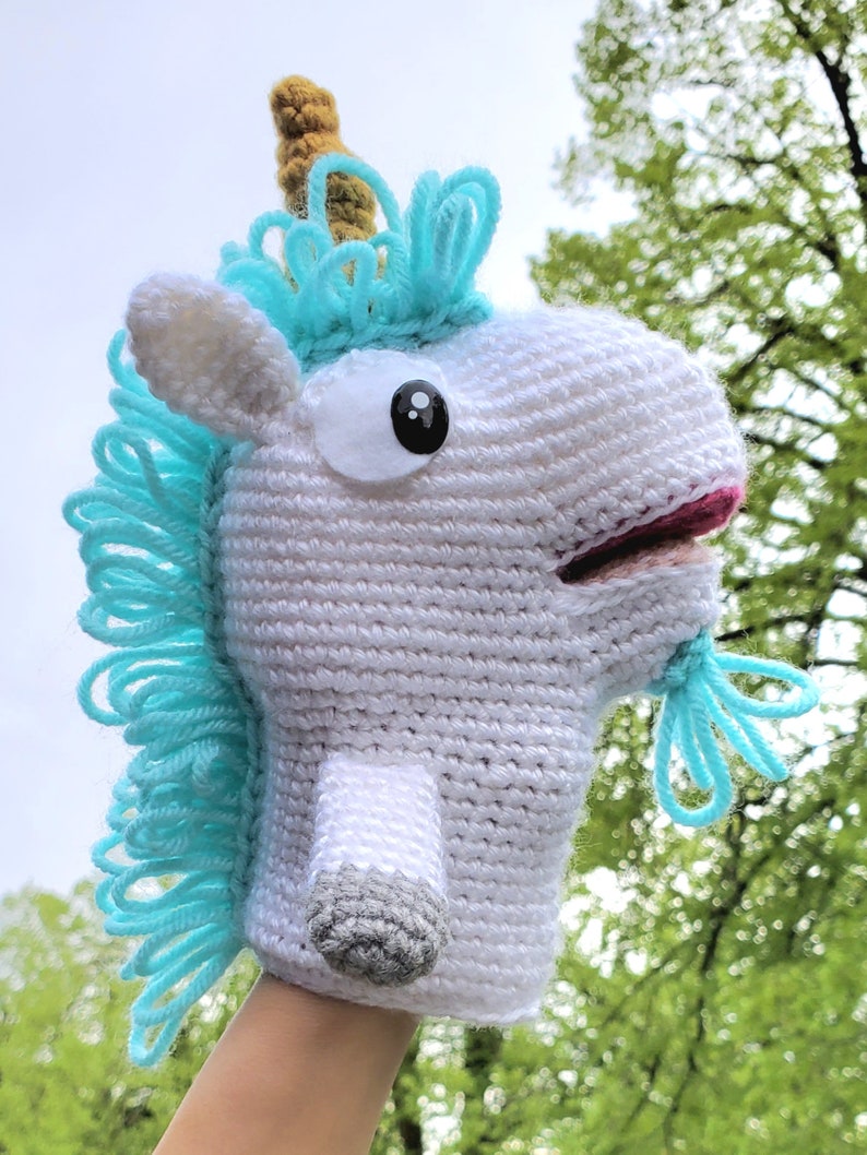 Blueyinspired Unicorse Hand Puppet Etsy Canada