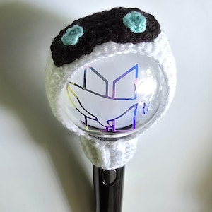 BTS Jin Wootteo ARMY Bomb Light Stick Cover - hand-crocheted