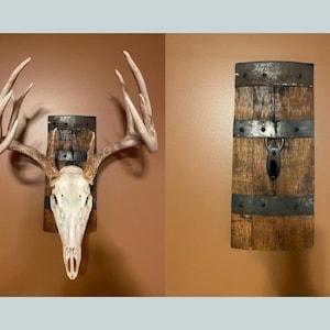 European mount plaque with deer skull hanger. Euro skull mount hanger FREE SHIPPING!