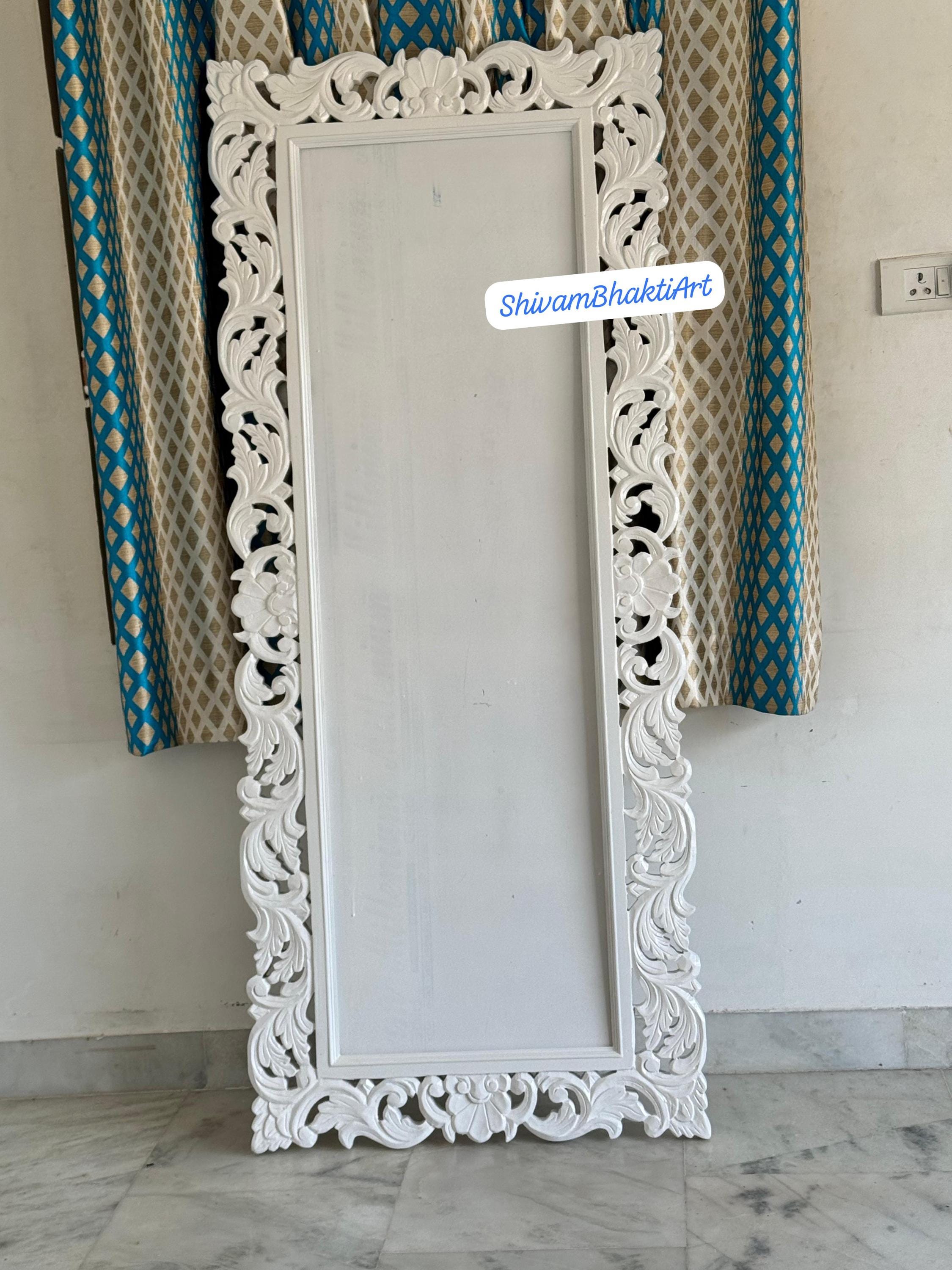 木製彫刻ミラーフレーム/彫刻木製フレーム/木製ミラーフレーム