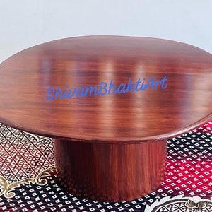 Indian Solid wooden coffee table/ wooden hand carved tea table/ coffee table/ Order via Etsy