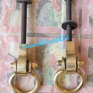 Handcrafted brass swing hook, swing hook, pure brass swing hook, swing kada