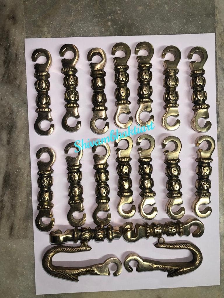 Handcrafted pure brass chain, brass swing chain, pure brass golden colour chain for swing