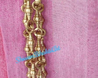 Handcrafted pure brass chain, brass swing chain, pure brass golden colour chain for swing