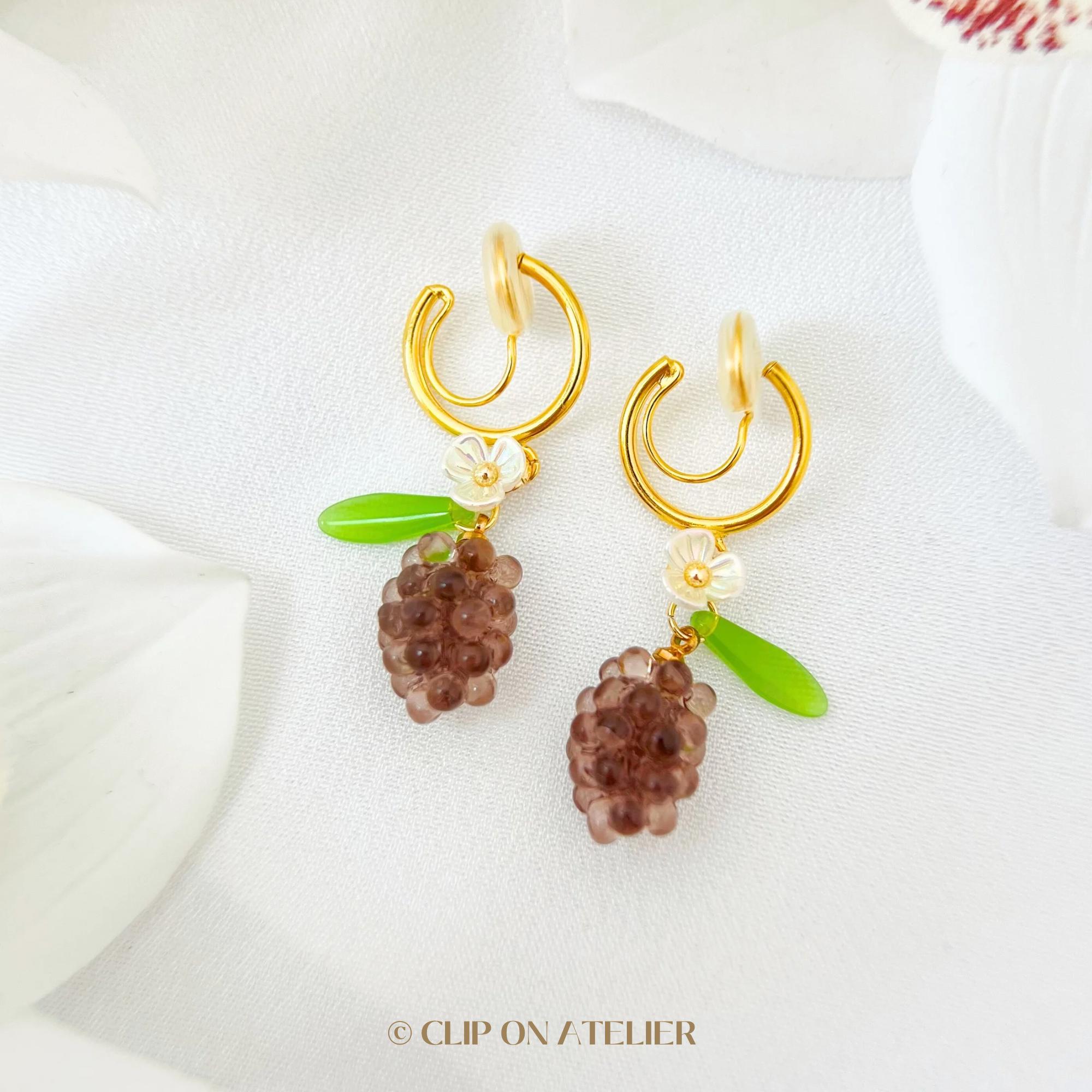 Round Cut Multi Gemstone Dangle Earrings In 14K Gold