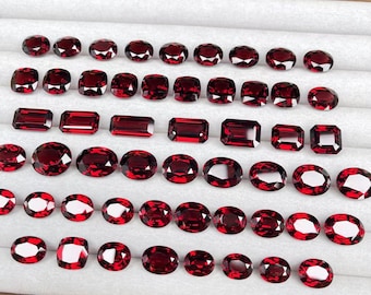 Custom Order for Bojan – 5 ct Pigeon Blood Red Garnet Pendant in 3.5 g 14K Gold