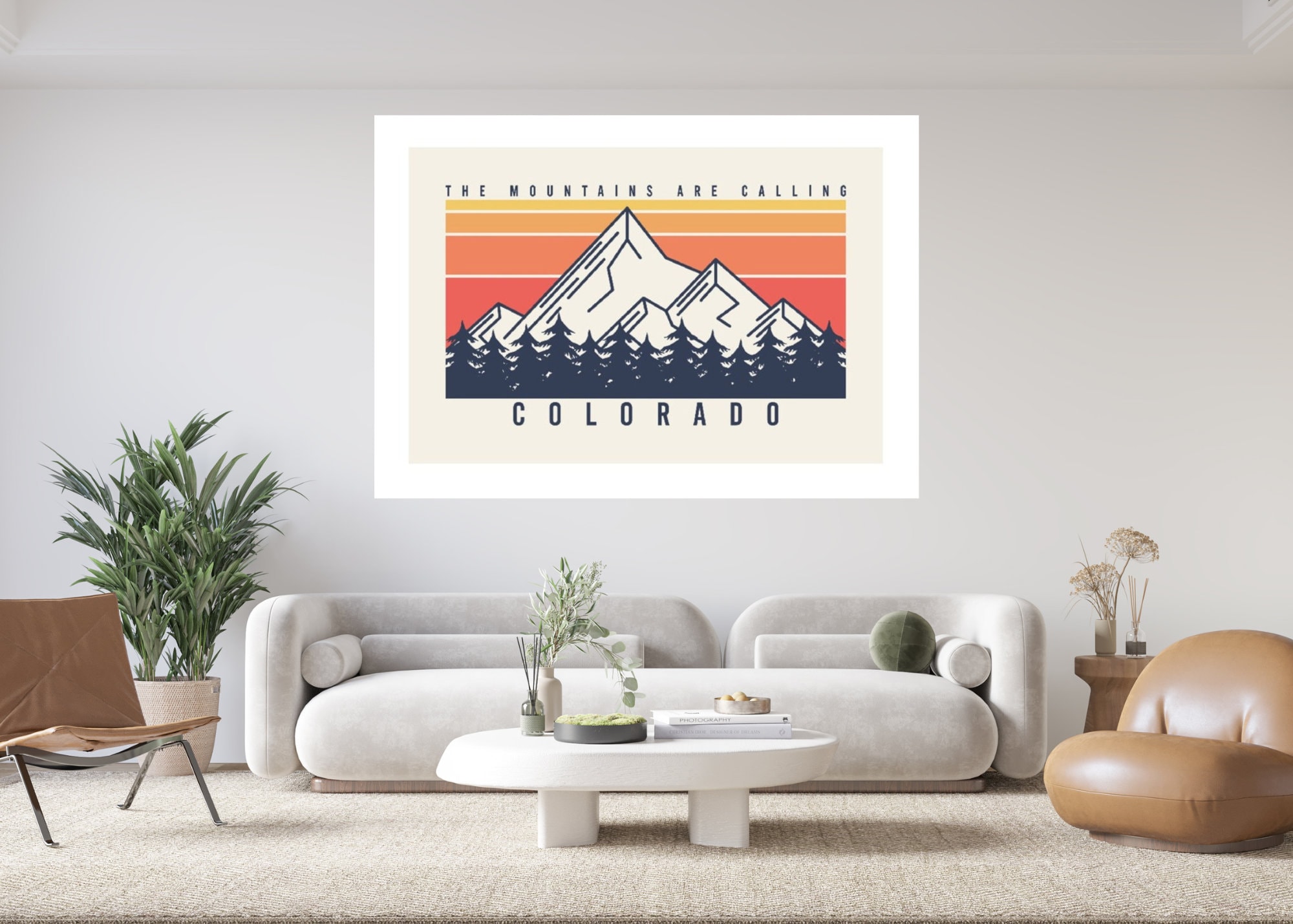 Retro Style Travel Poster, Colorado Vintage Rustic Poster Print, Home Wall Art, Office Wall Decor, Posters, Colorado, State Map Poster