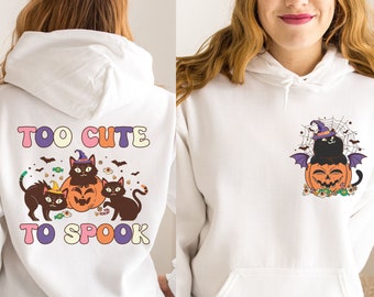 Halloween Sweatshirt,Cat Sweatshirt,Halloween cat sweat,Halloween Sweater,Halloween Cat Shirt, Cat Lover Shirt,Black Cat Shirt,Spooky Season
