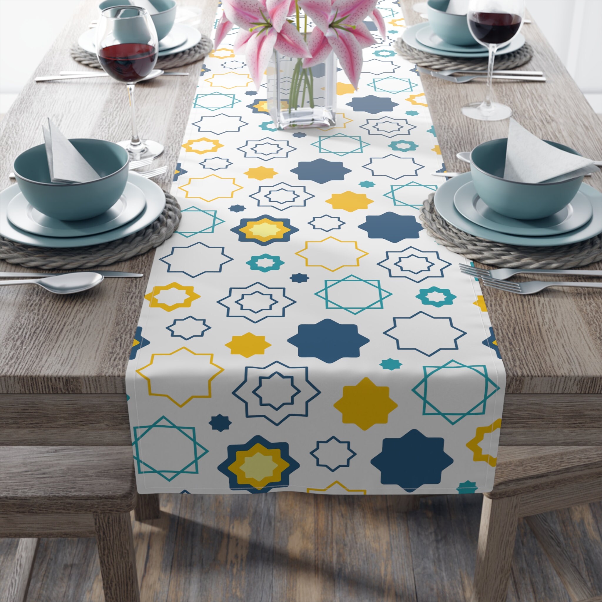Ramadan Mubarak Table Runner, Ramadan Decoration, Ramadan Decor ...