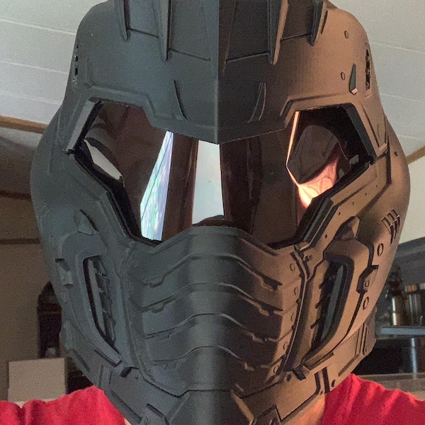 Doom Slayer Dark Ages Helmet! UPDATED! Cosplay, Costume, Display etc… DIY Kit!