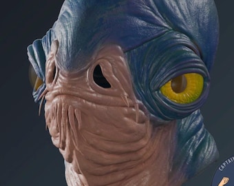 Wearable Admiral Ackbar Cosplay Helmet Kit! DIY! Physical Item! Cosplay, Costume, Halloween, etc…