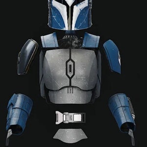 Bo Katan Armor! Gauntlets, Shoulder, Chest, Abs, Belt Buckle, Collar pieces, etc..! Physical Item! Cosplay, Costume, Halloween, etc…